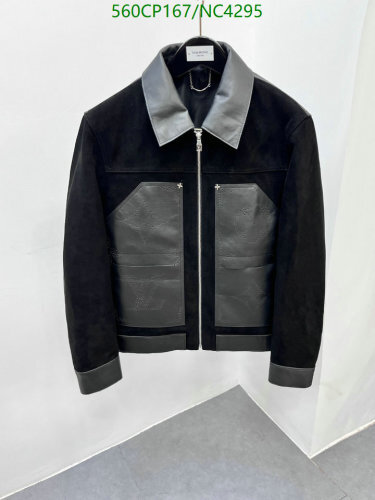 Louis Vuitton Imported Goatskin Jacket-Luxury Outerwear, Sizes 48-56