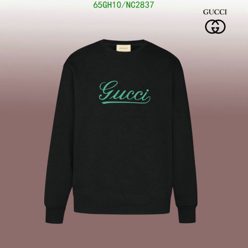 Gucci Cotton Sweatshirt with Script Logo, Black, Sizes XS-XL