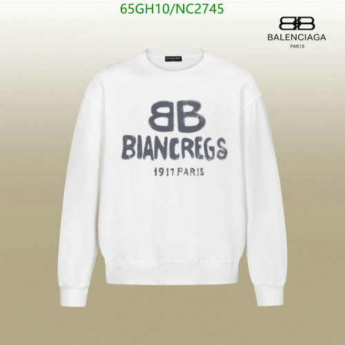 Balenciaga Paris Cotton Sweatshirt - Classic Style, Comfortable Fit, Sizes XS-XL