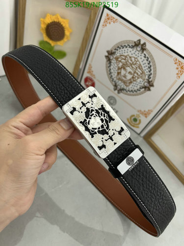 Versace Belt for Men | Cowhide Leather with Iconic Medusa Buckle | NP2519