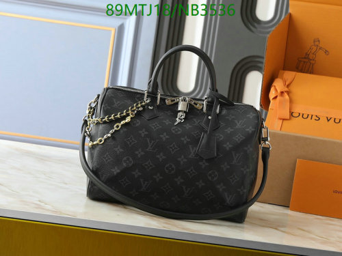 Louis Vuitton Speedy Bag Coated Canvas and Leather, 30 x 21 x 17 cm