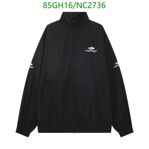 Balenciaga Black Polyester Jacket for Men and Women, Sizes XS to L