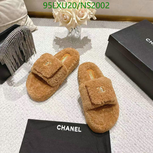 Chanel Women's Wool Slippers - Cozy Comfort, Designer Style - EU35-41