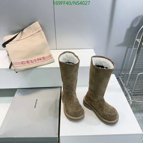 Women's Knee-High Suede Boots with Wool Lining - Warm & Stylish