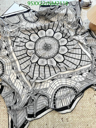 Elegant Chanel Cashmere Silk Scarf - 140x140cm, Timeless Style and Luxury