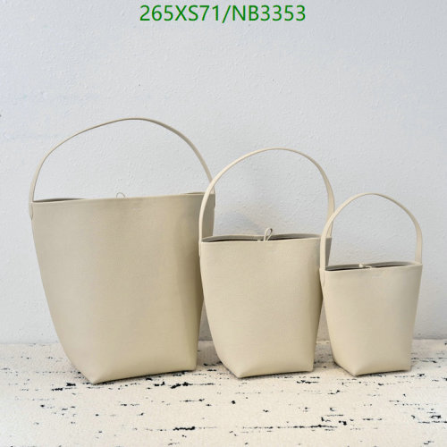 Elegant The Row N/S Park Tote Bag in Cowhide Leather Bucket Style Handbag