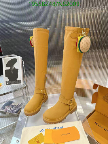 Louis Vuitton Knee-High Boots in Cowhide and Lambskin Leather - EU35-45