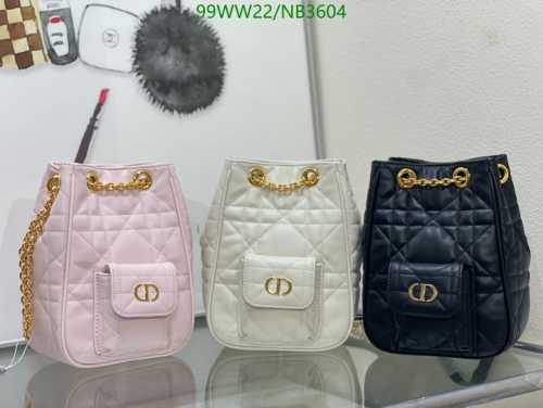 Dior Genuine Leather Bucket Bag, 19*15*8.5cm, Stylish & Versatile - Model 192