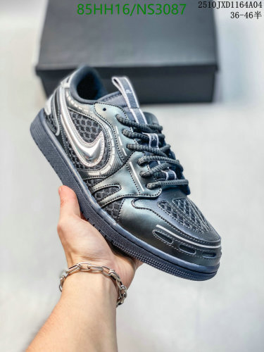 Air Jordan NS3087 Women's Low-Top Fashion Sneakers - Unisex, EU36-46, Black