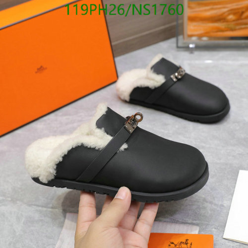 Elegant Hermès Unisex Wool Slippers - Comfortable & Stylish (EU35-45)