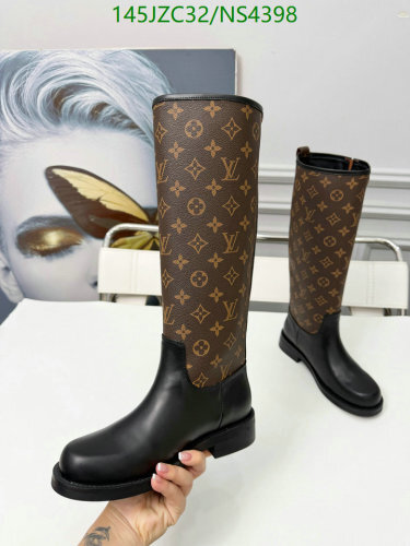 Louis Vuitton Women's Boots Cowhide and Sheepskin EU35-42 - Stylish & Durable