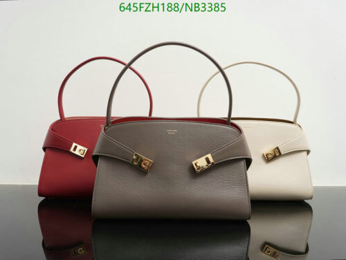 Ferragamo 9816 Genuine Leather Top Handle Bag - 34 x 25.5 x 15.5cm