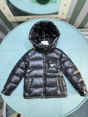 Moncler Kids Black Down Padded Hooded Jacket - Warm & Stylish Outerwear