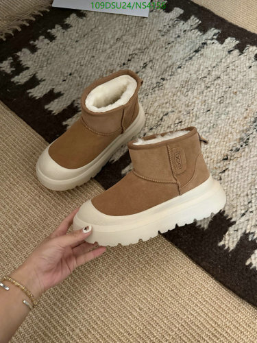 UGG Women's Classic Sugar Ultra Mini Boots - Chestnut Wool, Unisex Style