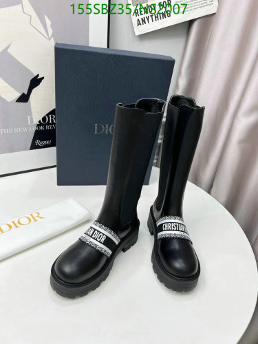 Dior Black Cowhide Leather Boots for Women | EU35-41
