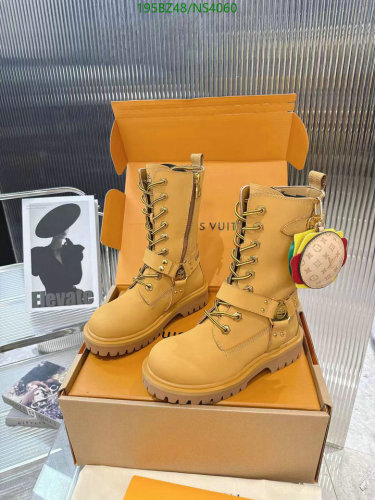 Louis Vuitton Boots, Cowhide and Lambskin, Unisex, size EU35-45, with Pouch