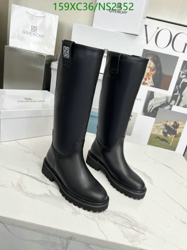 Givenchy Women's Black Leather Knee-High Boots | EU Size 35-41