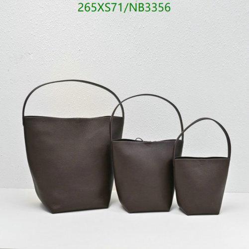 The Row Leather Bucket Bag Minimalist Design, High-Quality Cowhide, Various Sizes