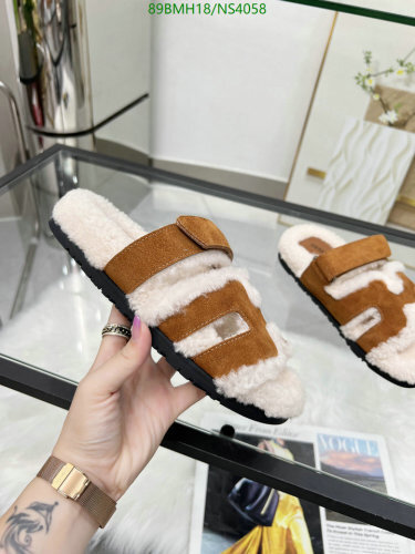 Hermès Women's Wool Sandal Slides - Stylish Comfort, EU35-41 - Perfect Gift