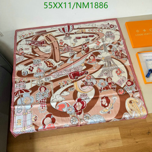 Louis Vuitton Silk Square Scarf 90x90cm - Iconic Design