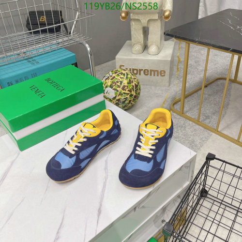 Bottega Veneta Women's Blue & Yellow Lace-Up Sneakers - EU35-45 Unisex