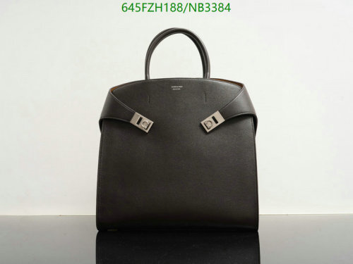 Ferragamo 1666 Tote Bag in Cowhide Leather, 39 x 38 x 15cm - Stylish & Functional