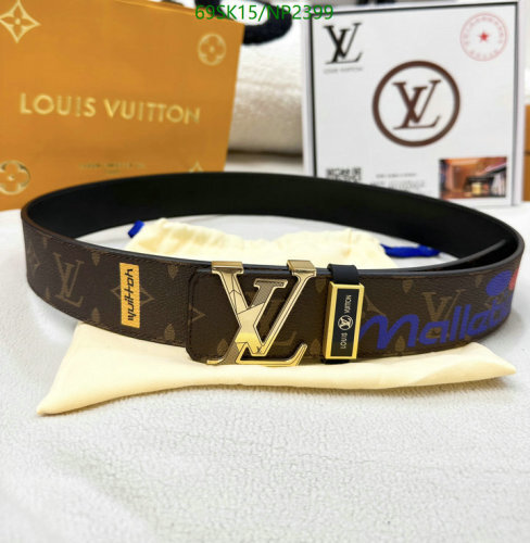 Louis Vuitton LV Initiales Belt - Cowhide Leather - 3.8cm Width, Stylish Design