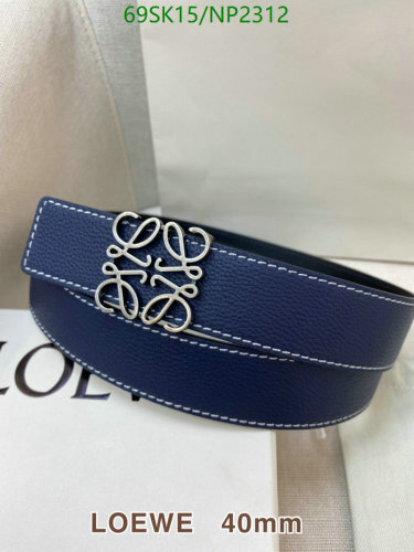 Loewe Women's Anagram Belt in Smooth Leather | Stylish & Versatile