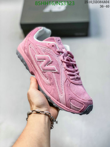New Balance Women's NS3323 Pink Suede Sneakers (EU 36-40)
