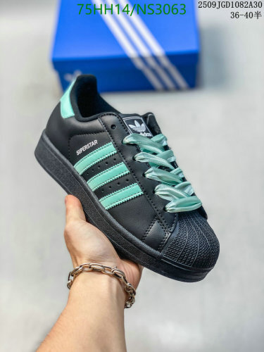 Adidas Superstar Women's Shoes - Black/Mint - Classic Style, EU Size 36-40