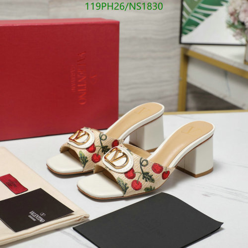 Valentino Garavani Women's Sandals NS1830 - Cowhide & Lambskin - Heel Height 6.5cm