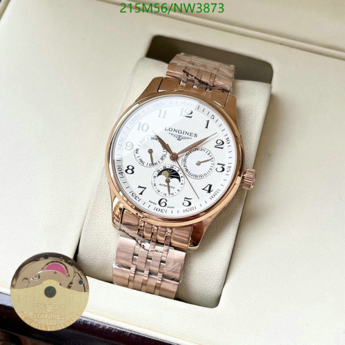 Longines NW3873 Rose Gold Tone Stainless Steel Men's Watch, 40mm