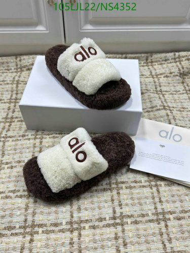 Alo Women's Cozy Wool Slippers - Stylish Comfort for Indoor & Outdoor Wear