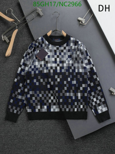 Louis Vuitton Men's Damier Pixel Crewneck Sweater - Modern Style & Comfort