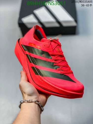 Adidas Adizero Adios Pro 3 Running Shoes - Unisex, Red/Black, EU36-45