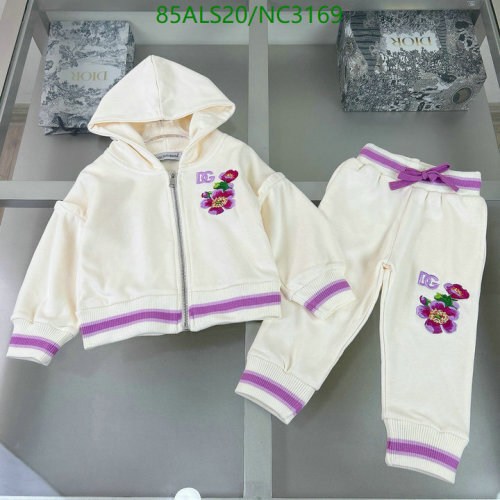 D&G Kids' Floral Embroidered Tracksuit - Cozy Comfort and Stylish Design for Kids