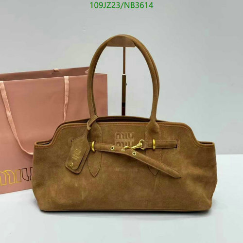 Miu Miu Genuine Leather Handbag, 40*30*13cm - Stylish and Durable 6 Miu Miu Genuine Leather Handbag, 40*30*13cm - Stylish and Durable