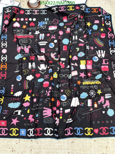 Elegant Chanel Cashmere & Silk Square Scarf - 140x140cm - Designer Accessory