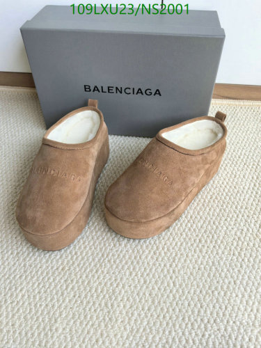 Balenciaga Women's Cozy Wool Platform Slippers - EU35-41, Stylish Comfort