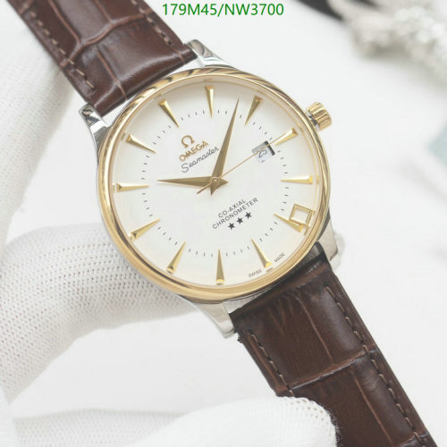 Omega Seamaster Co-Axial Chronometer Men's Watch, 41mm Stainless Steel and Leather