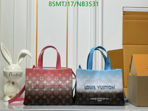 Louis Vuitton Coated Canvas Handbag, 25 x 19 x 11 cm, Stylish and Functional