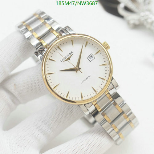 Longines Automatic Men's Watch, Stainless Steel Band, 40mm Diameter, NW3687