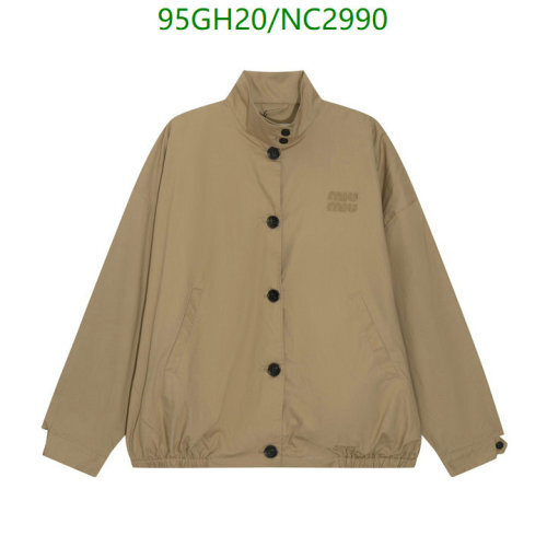 Miu Miu Women's Polyester Jacket - Lightweight Stylish Design