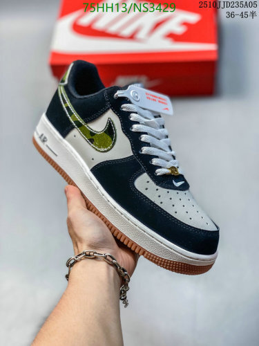 Nike Air Force 1 Low Camo Swoosh Sneakers - Size EU36-45 Unisex