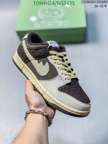 Nike Dunk Low Brown/Tan Casual Shoes Unisex Size EU36-45