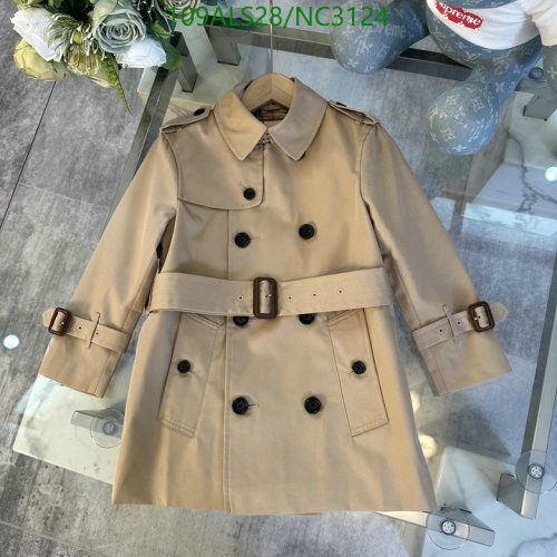 Burberry Kids' Classic Trench Coat - Stylish Outerwear for Children (Sizes 110-160)