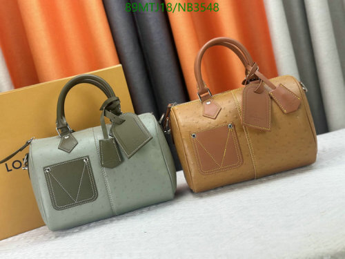 Louis Vuitton Speedy Bandouliere 25 Ostrich Leather Satchel Authentic Bag