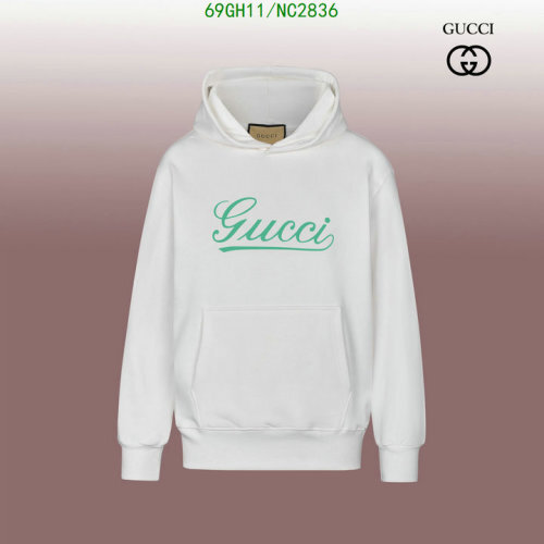 Gucci Cotton Hoodie with Script Logo - Casual Comfort, Stylish Design