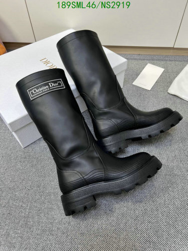 Christian Dior Black Leather Boots for Women, Sheepskin & Cowhide, EU 35-40