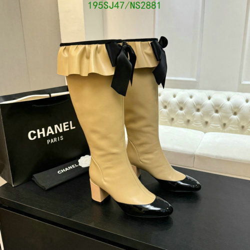 Elegant Knee-High Boots with Bow Detail | Sheepskin & Leather | EU35-41